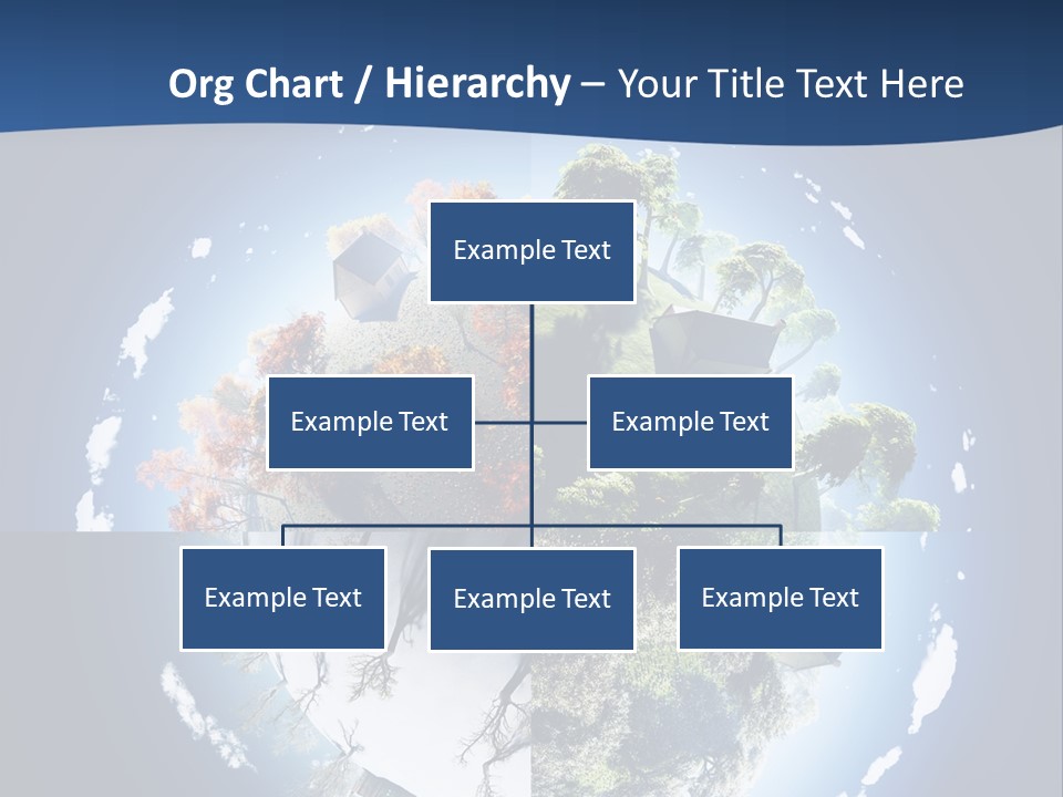 Globe Leaf Earth PowerPoint Template