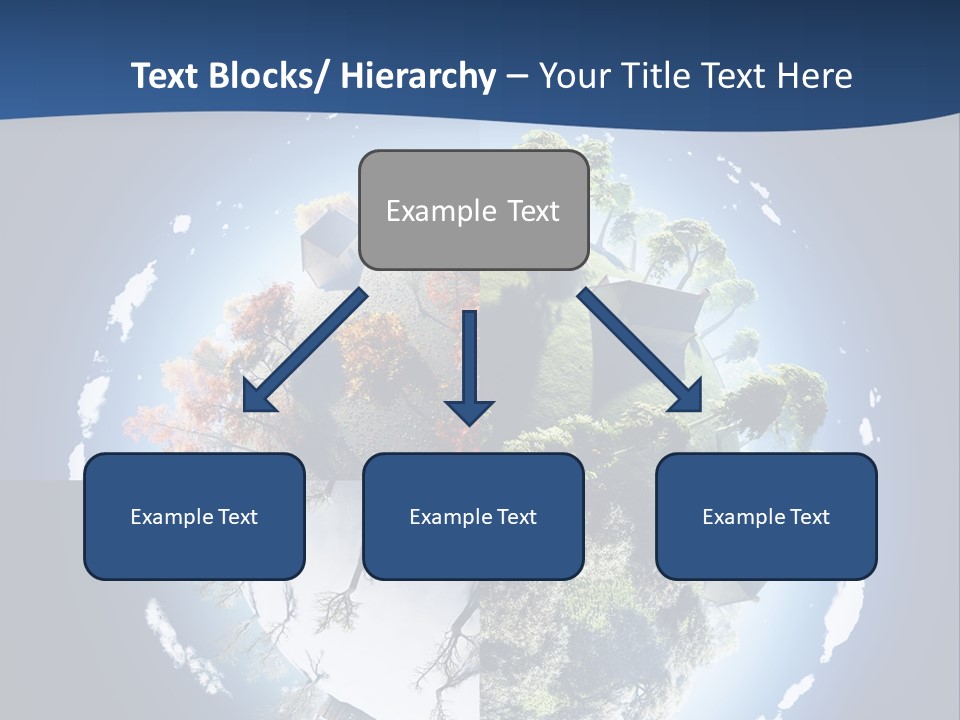 Globe Leaf Earth PowerPoint Template