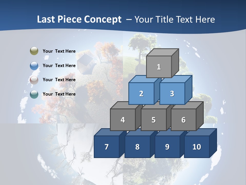 Globe Leaf Earth PowerPoint Template