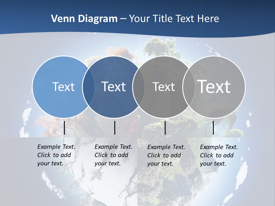 Globe Leaf Earth PowerPoint Template