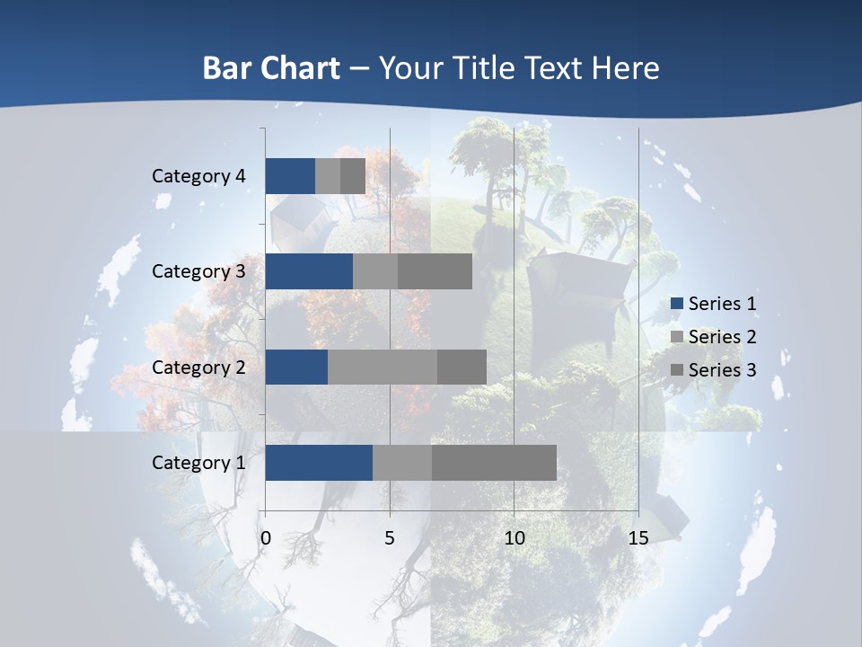 Globe Leaf Earth PowerPoint Template