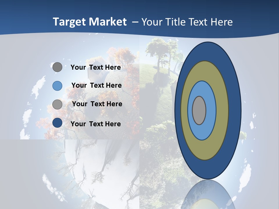 Globe Leaf Earth PowerPoint Template