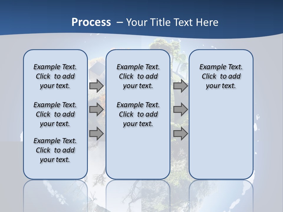 Globe Leaf Earth PowerPoint Template