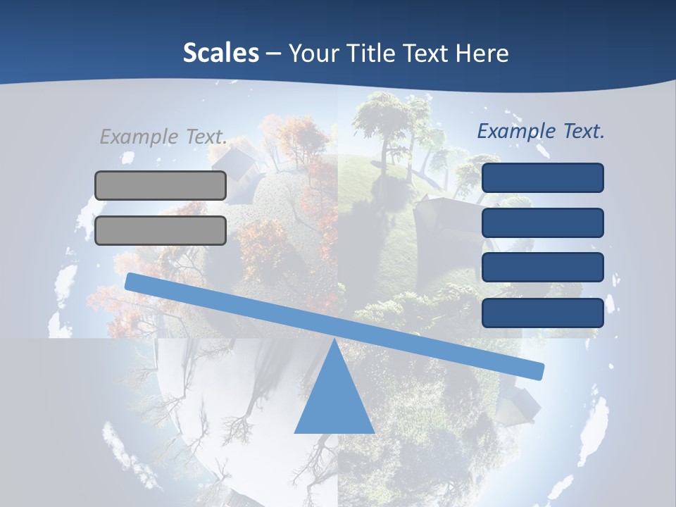 Globe Leaf Earth PowerPoint Template