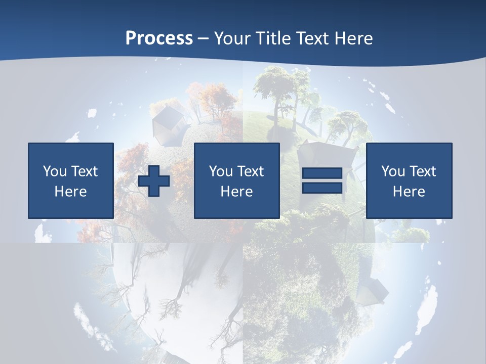 Globe Leaf Earth PowerPoint Template