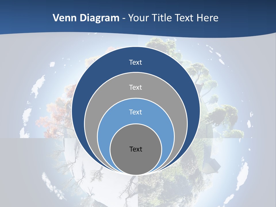 Globe Leaf Earth PowerPoint Template
