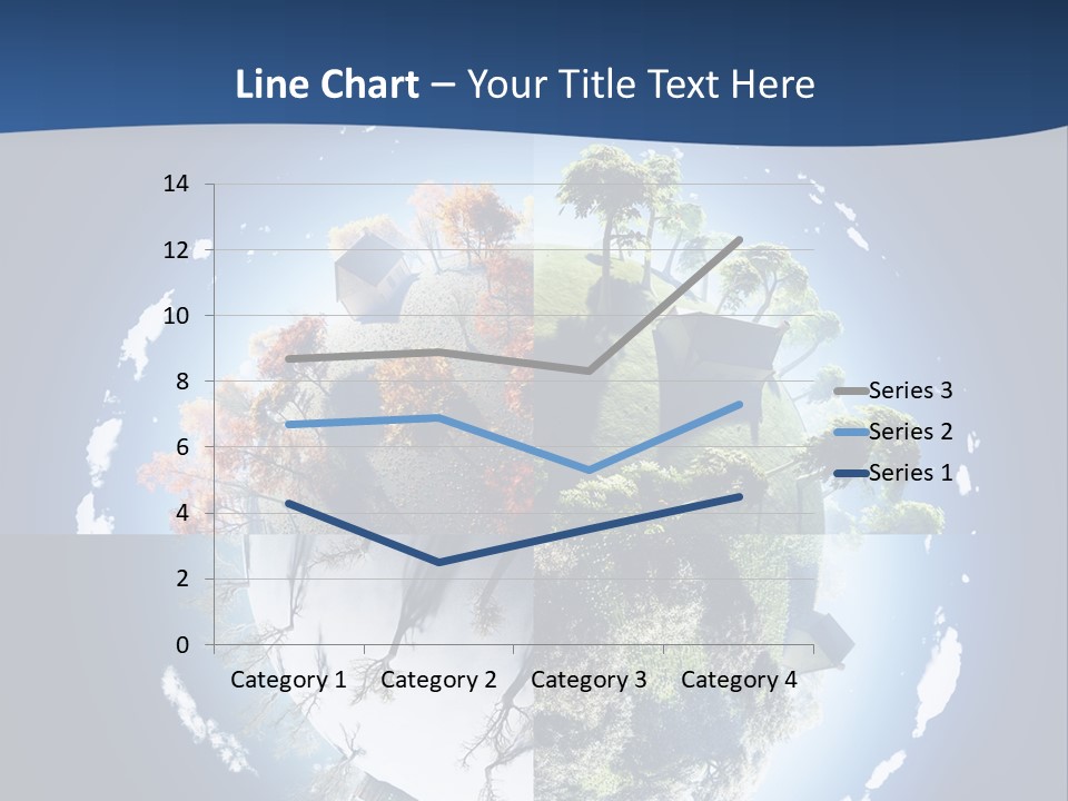 Globe Leaf Earth PowerPoint Template