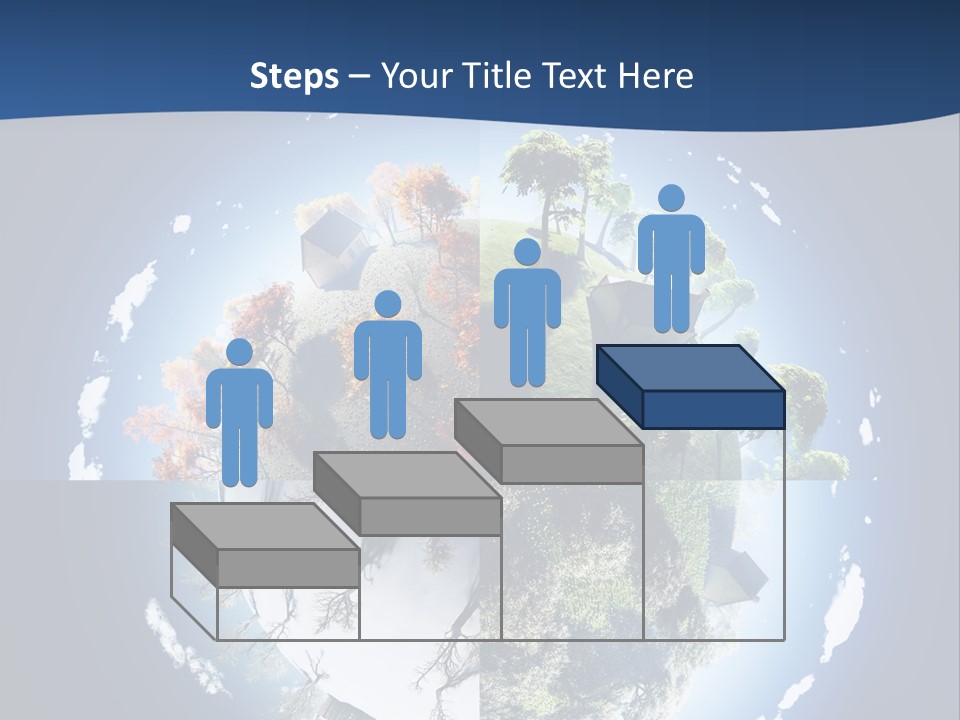 Globe Leaf Earth PowerPoint Template