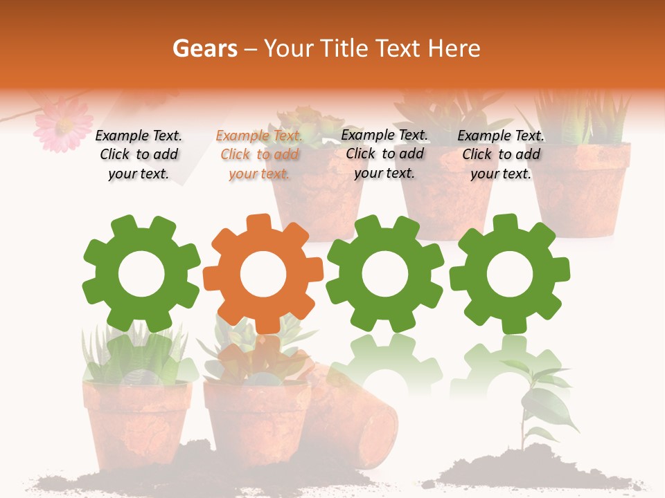 Background New Sapling PowerPoint Template