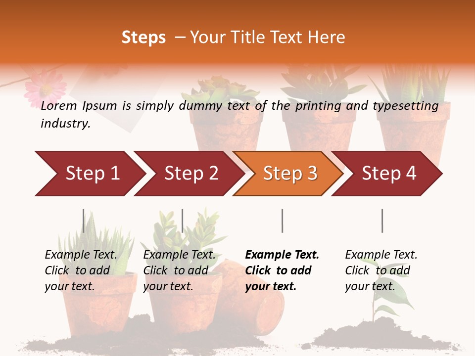 Background New Sapling PowerPoint Template