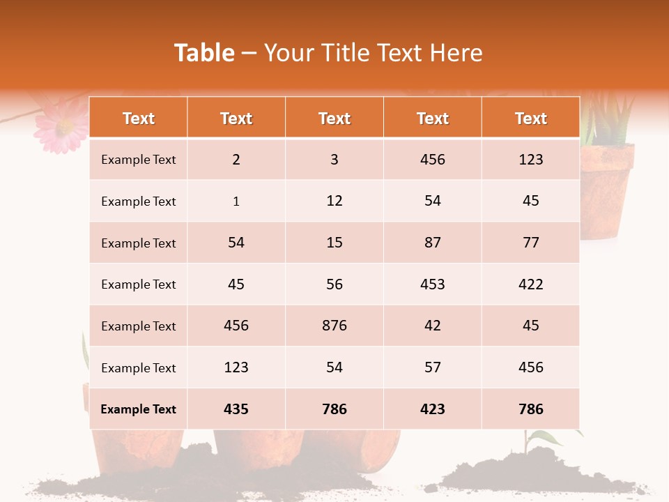 Background New Sapling PowerPoint Template