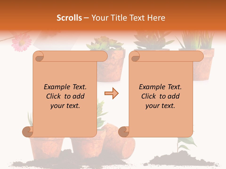 Background New Sapling PowerPoint Template
