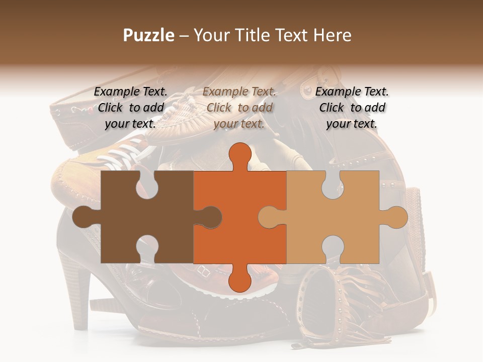 Straps Fetish Clothing PowerPoint Template