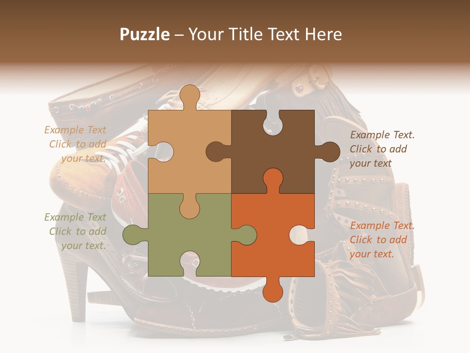 Straps Fetish Clothing PowerPoint Template