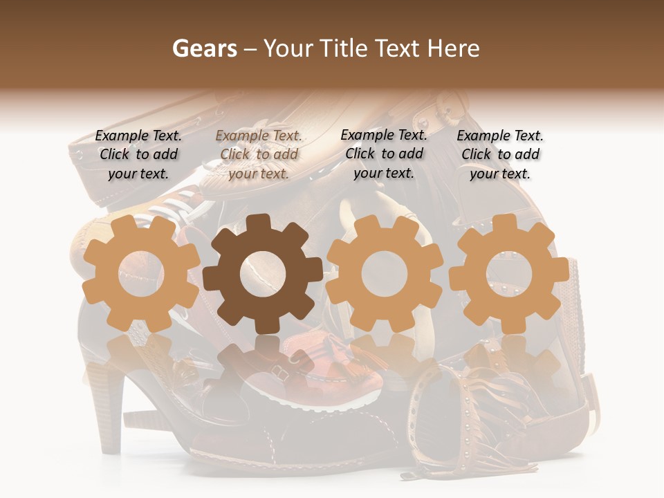 Straps Fetish Clothing PowerPoint Template