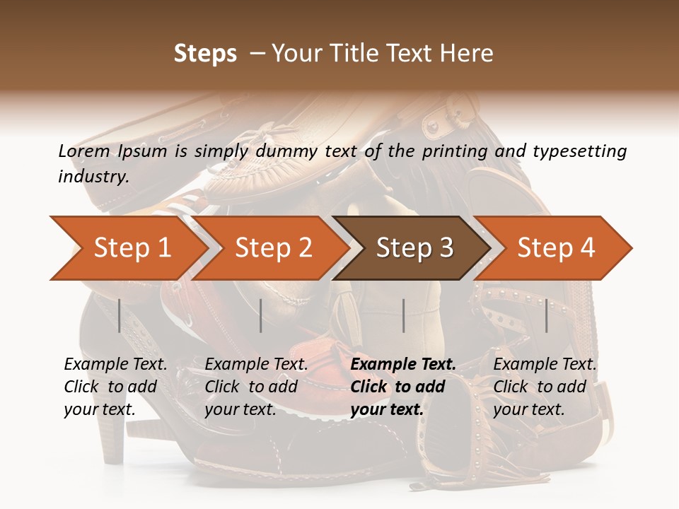 Straps Fetish Clothing PowerPoint Template