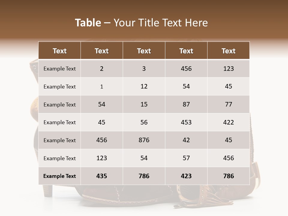 Straps Fetish Clothing PowerPoint Template