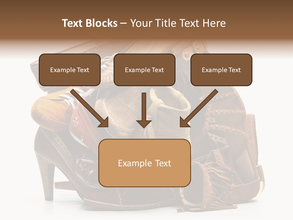 Straps Fetish Clothing PowerPoint Template