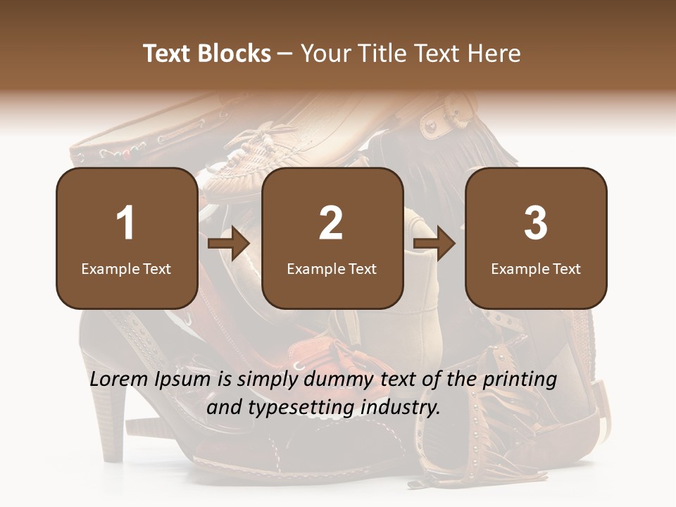 Straps Fetish Clothing PowerPoint Template