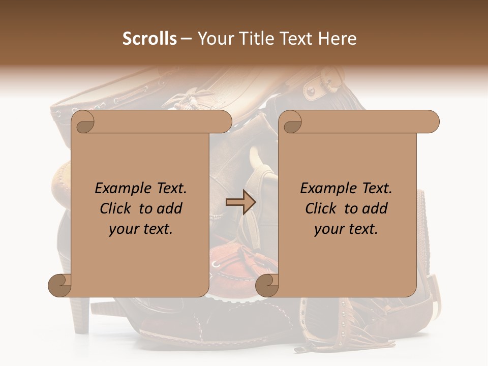Straps Fetish Clothing PowerPoint Template