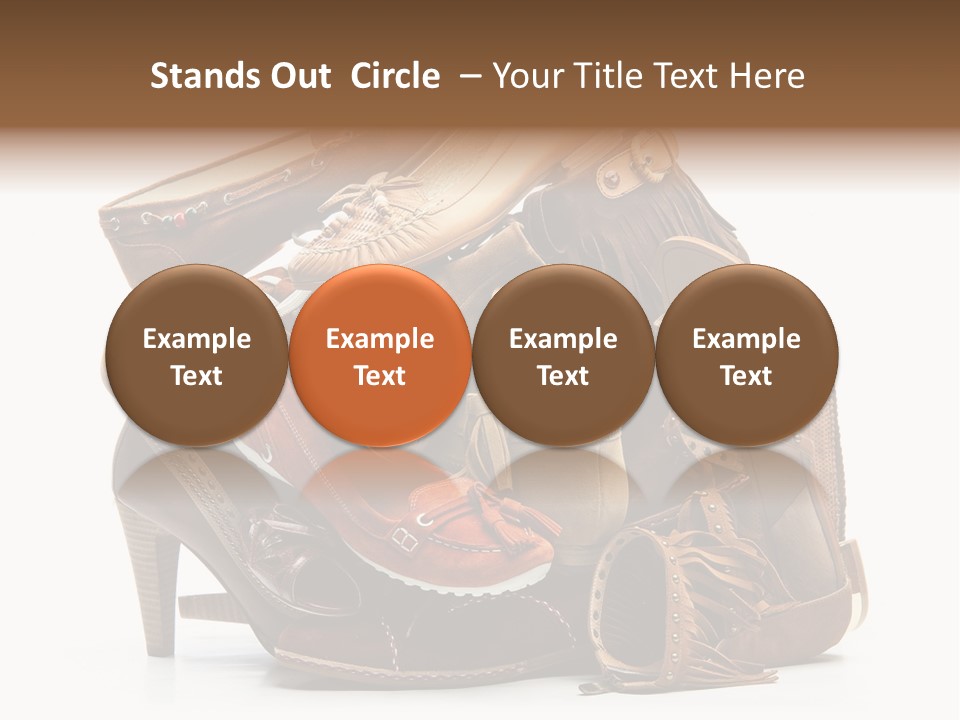 Straps Fetish Clothing PowerPoint Template