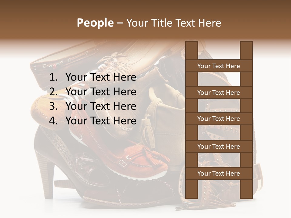 Straps Fetish Clothing PowerPoint Template