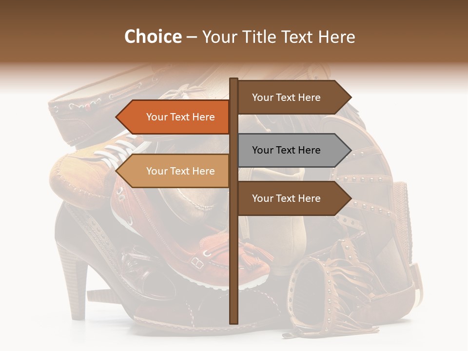 Straps Fetish Clothing PowerPoint Template