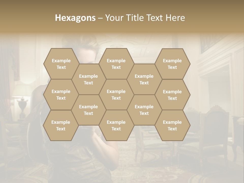 Female Fashion Table PowerPoint Template