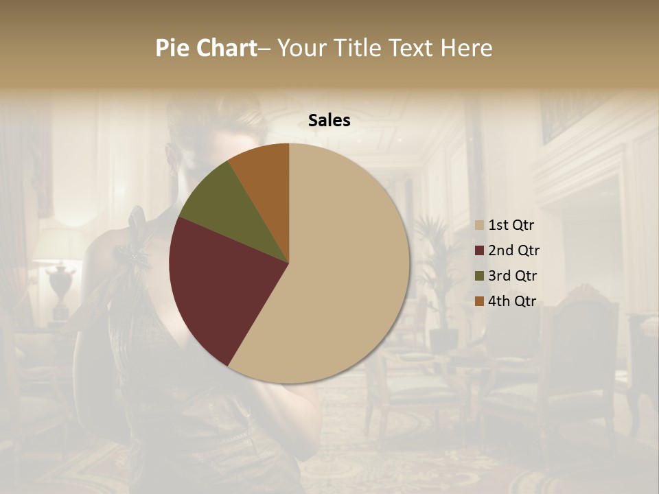 Female Fashion Table PowerPoint Template