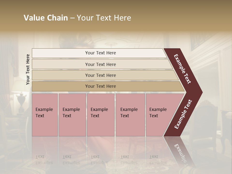 Female Fashion Table PowerPoint Template