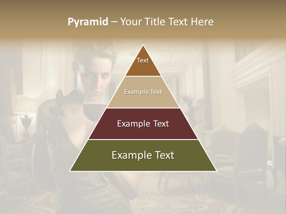 Female Fashion Table PowerPoint Template