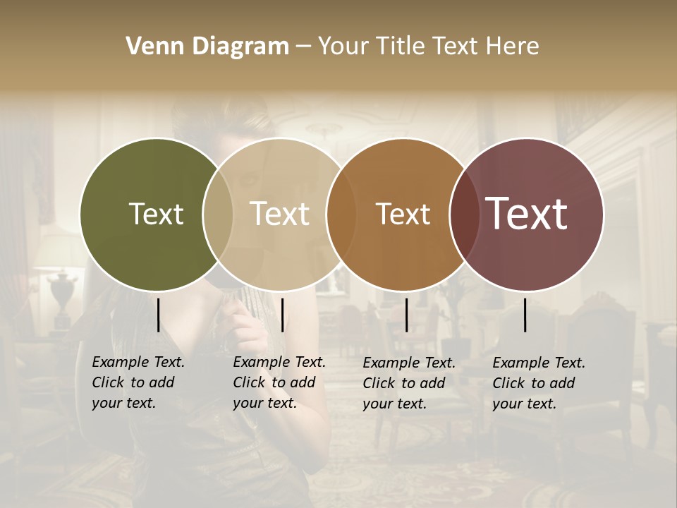 Female Fashion Table PowerPoint Template