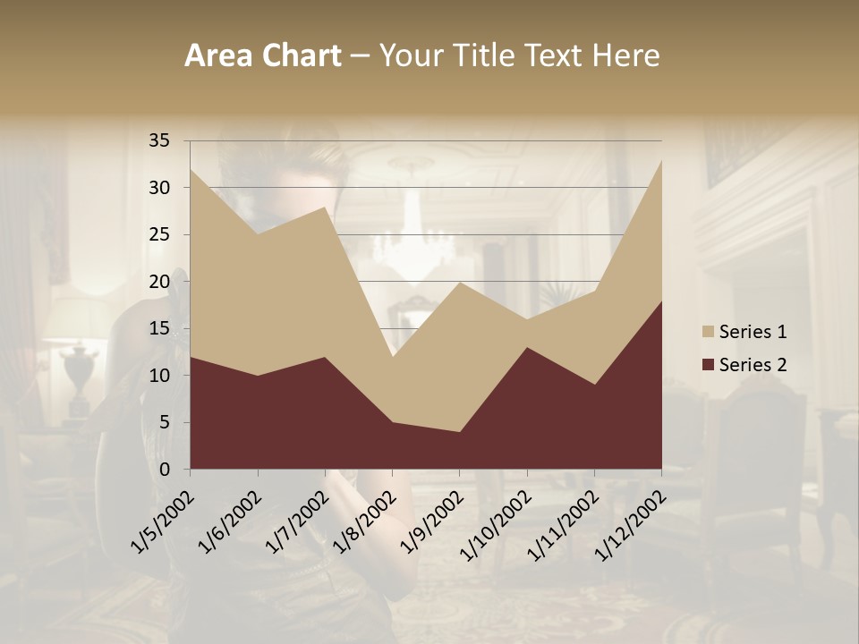 Female Fashion Table PowerPoint Template