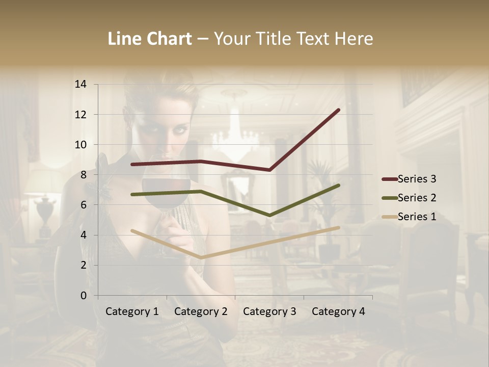 Female Fashion Table PowerPoint Template
