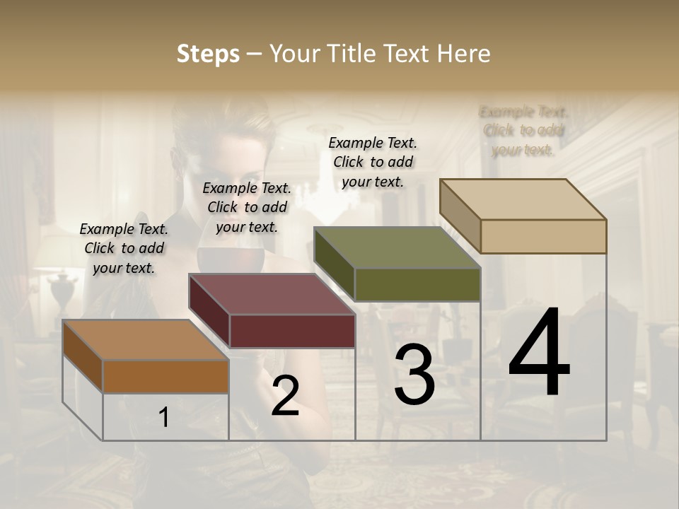 Female Fashion Table PowerPoint Template