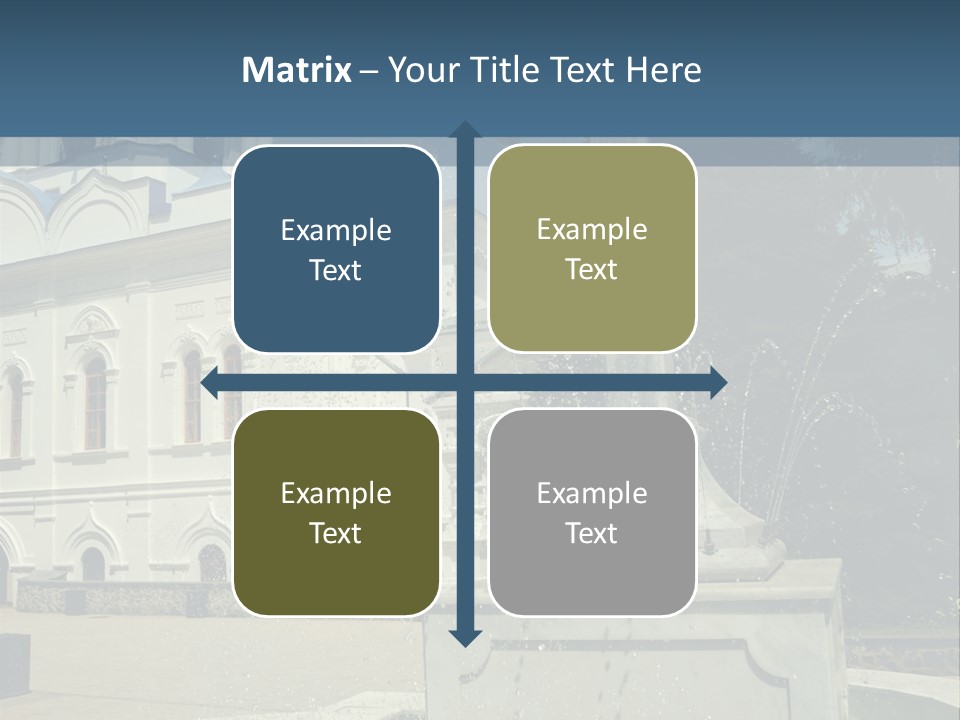 Eternity Rescue Cross PowerPoint Template