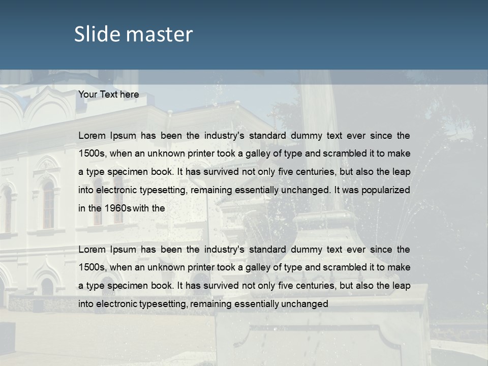 Eternity Rescue Cross PowerPoint Template