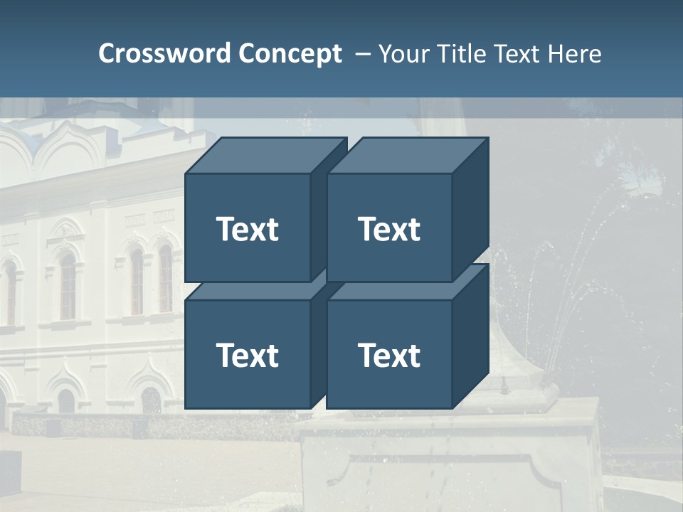 Eternity Rescue Cross PowerPoint Template