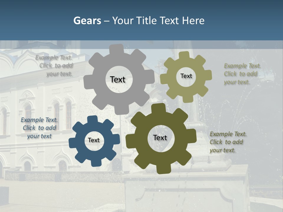 Eternity Rescue Cross PowerPoint Template