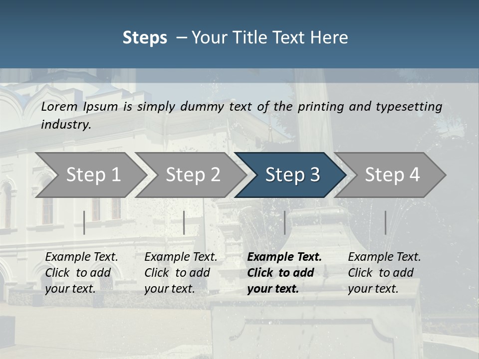 Eternity Rescue Cross PowerPoint Template