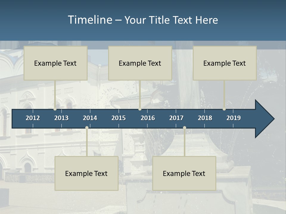 Eternity Rescue Cross PowerPoint Template