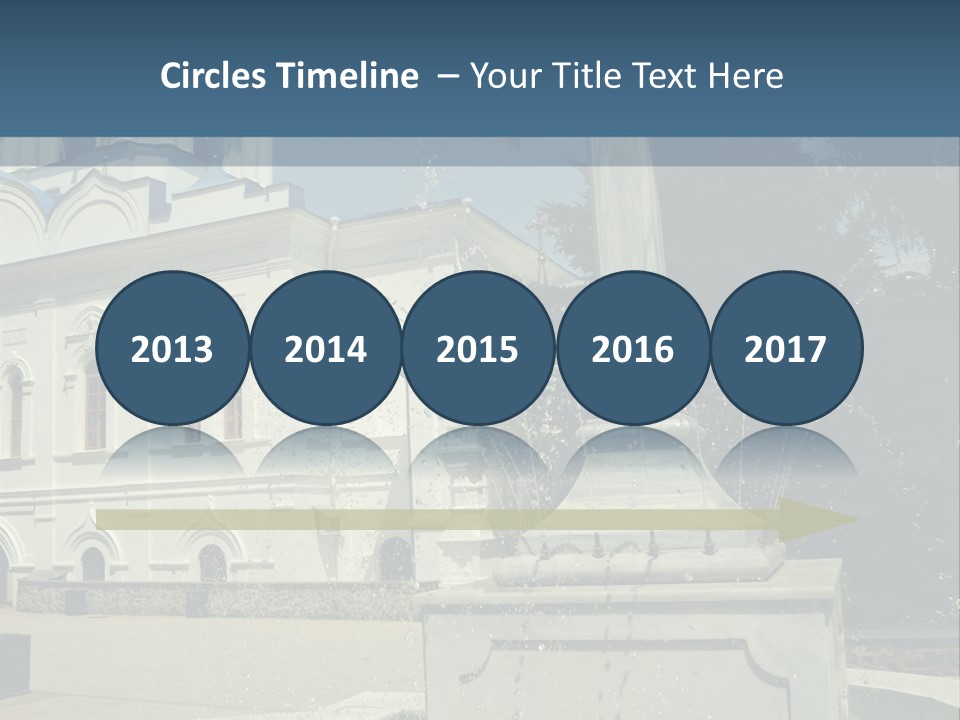 Eternity Rescue Cross PowerPoint Template