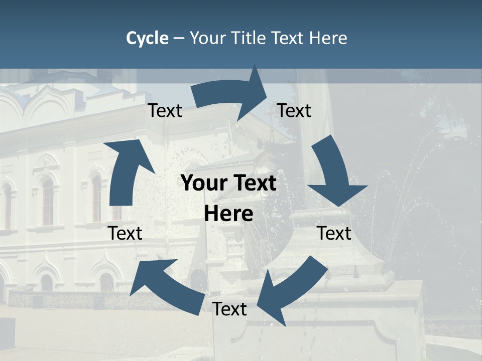 Eternity Rescue Cross PowerPoint Template