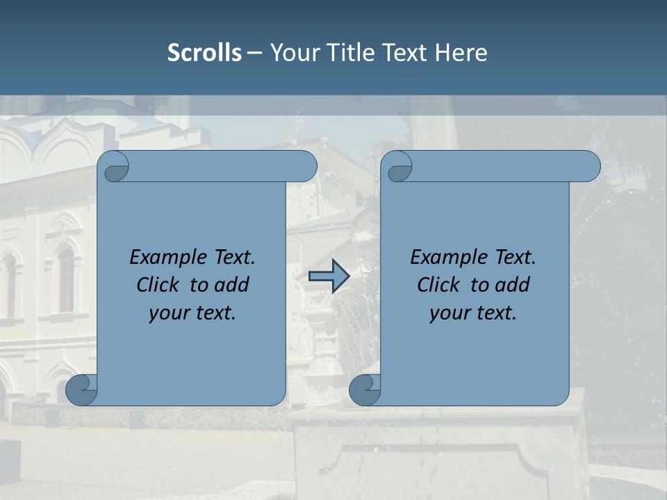 Eternity Rescue Cross PowerPoint Template