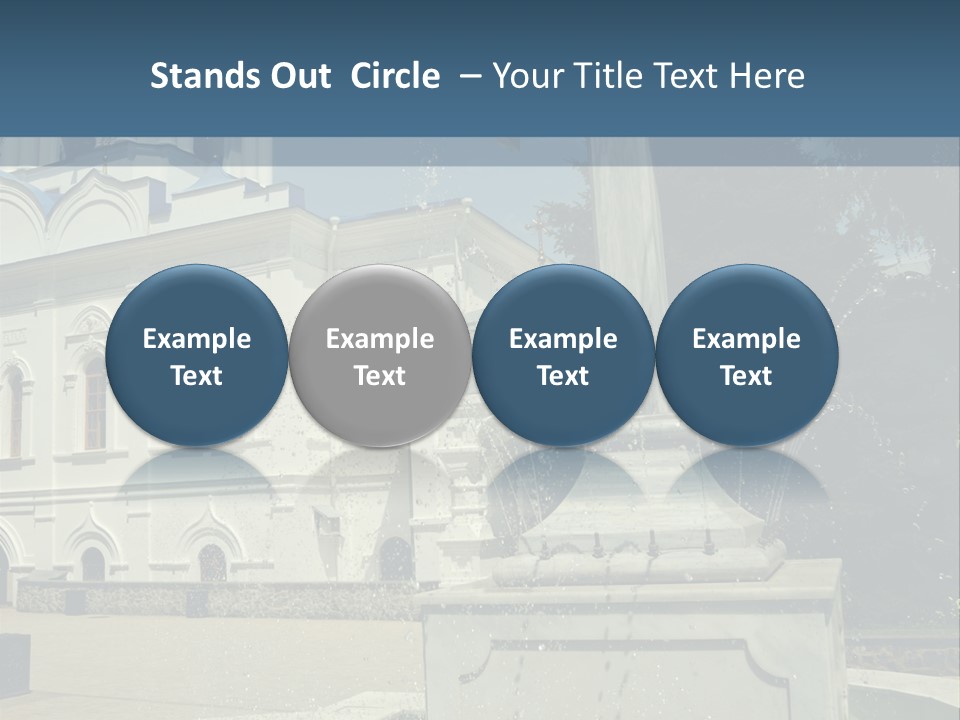 Eternity Rescue Cross PowerPoint Template