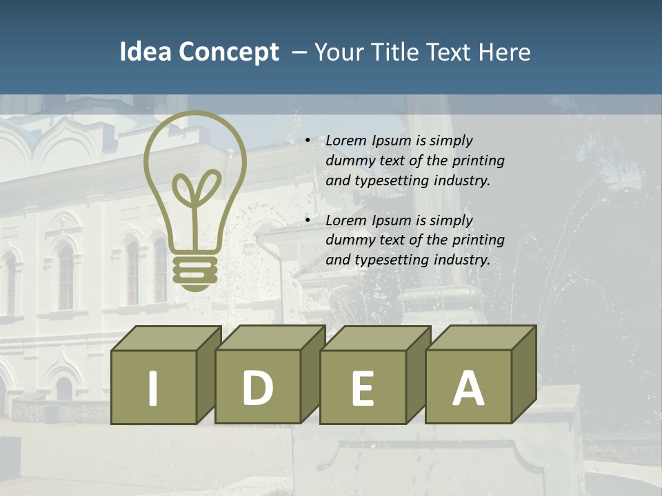 Eternity Rescue Cross PowerPoint Template