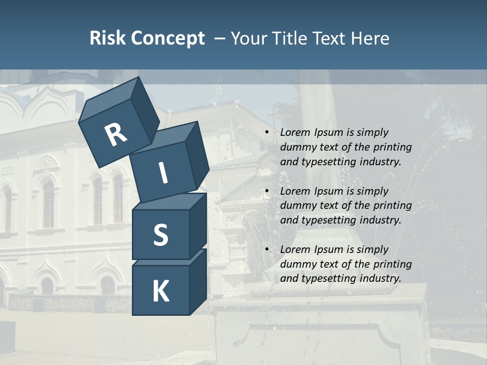 Eternity Rescue Cross PowerPoint Template