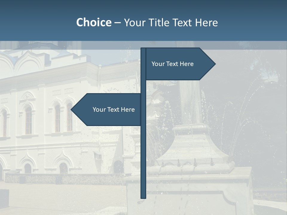 Eternity Rescue Cross PowerPoint Template