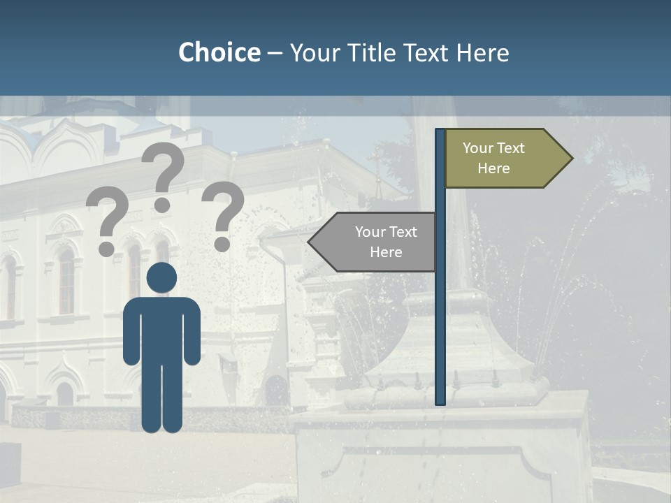 Eternity Rescue Cross PowerPoint Template