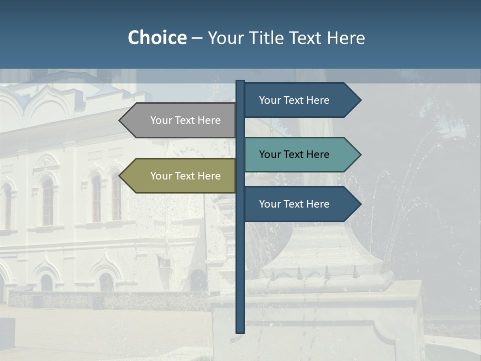 Eternity Rescue Cross PowerPoint Template